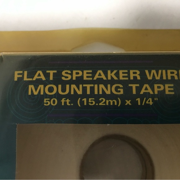 Home Theatre Pro Series flat speaker wire mounting tape 2 boxes 50’ ea  1/4” NIB - Picture 5 of 6